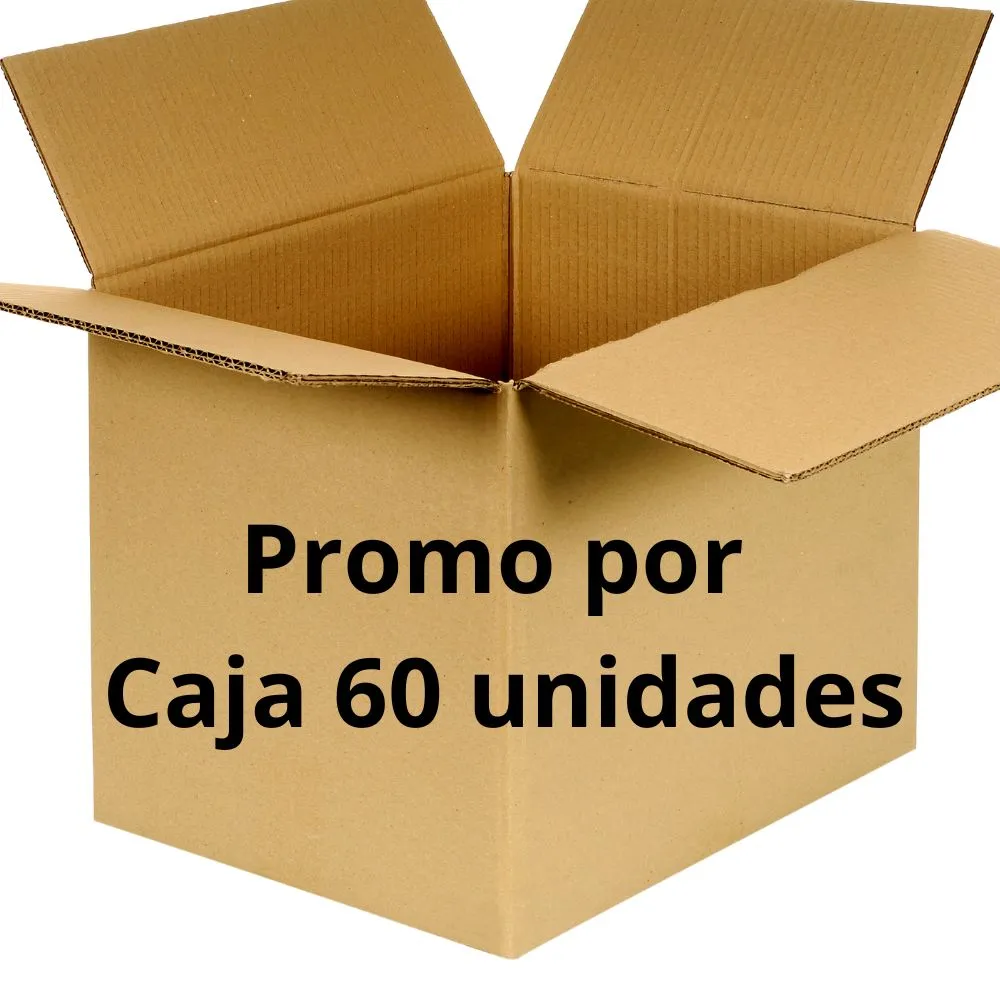 Promo por caja 60 unidades